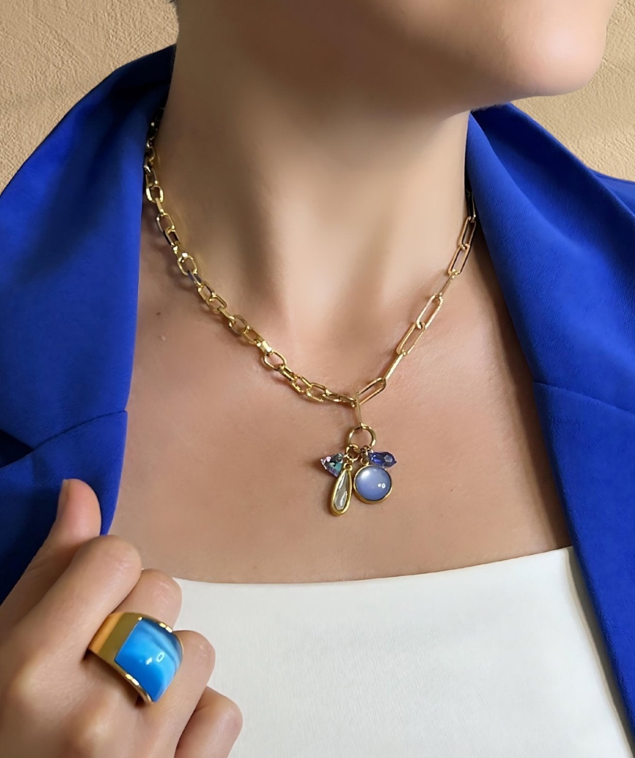 Malvi Beach Blue Ring - Bonic ZegridMalvi Beach Blue RingBonic Zegrid