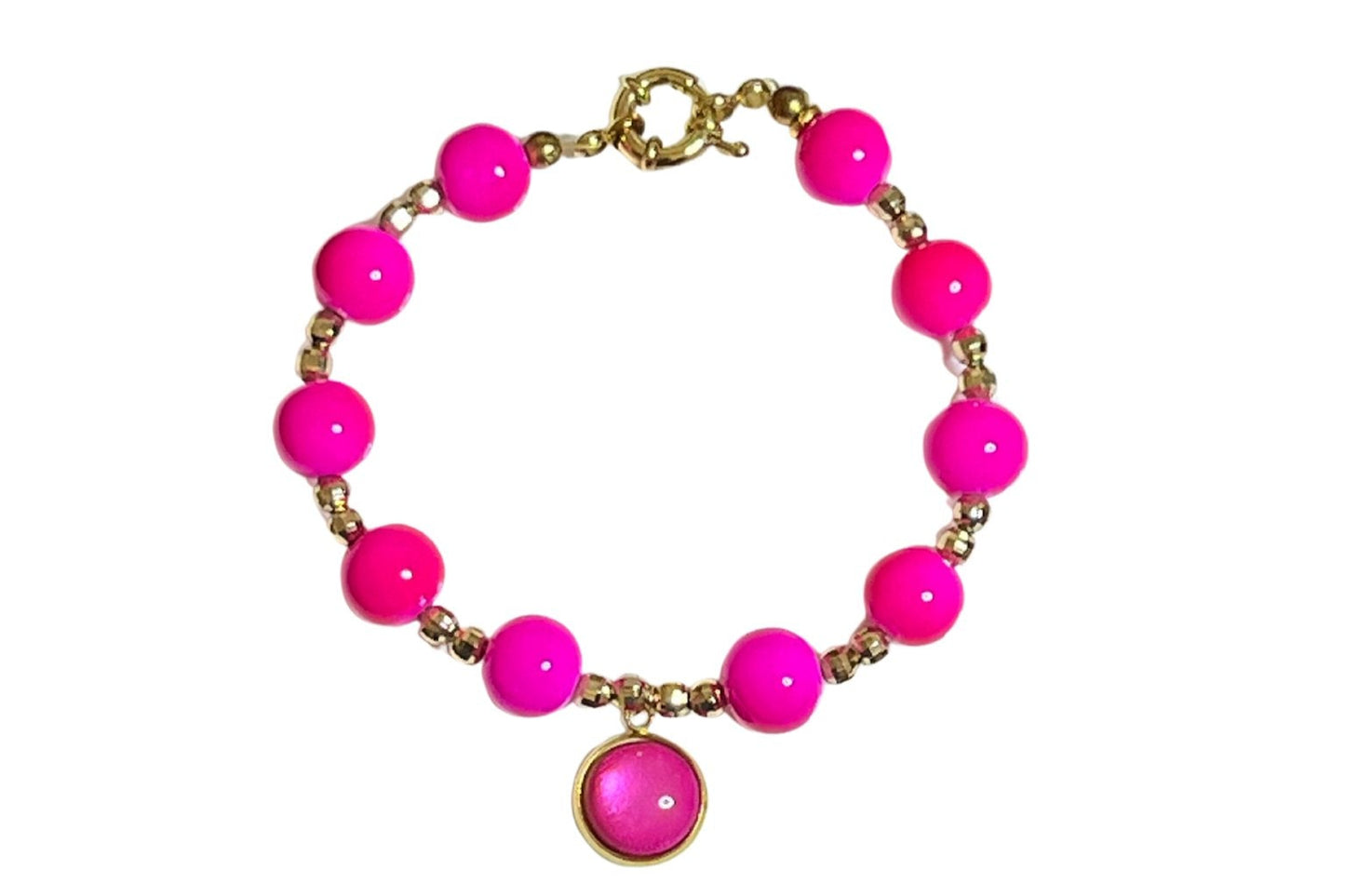 Shirley Pink Handmade Bracelet - Bonic ZegridShirley Pink Handmade BraceletBonic Zegrid