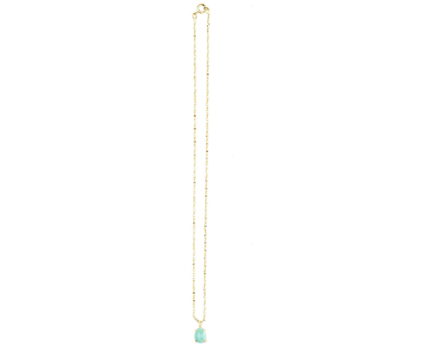 Sissi Green Amazonite Gold laminated Chain - Bonic ZegridSissi Green Amazonite Gold laminated ChainchainsBonic Zegrid